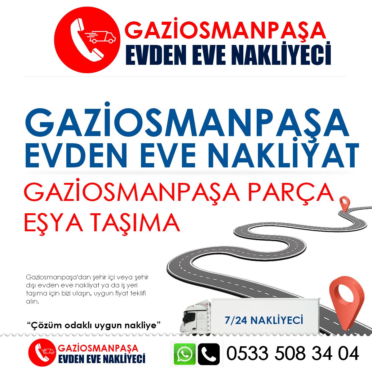 Gaziosmanpaşa Parça Eşya Taşıma : Kapak Görseli